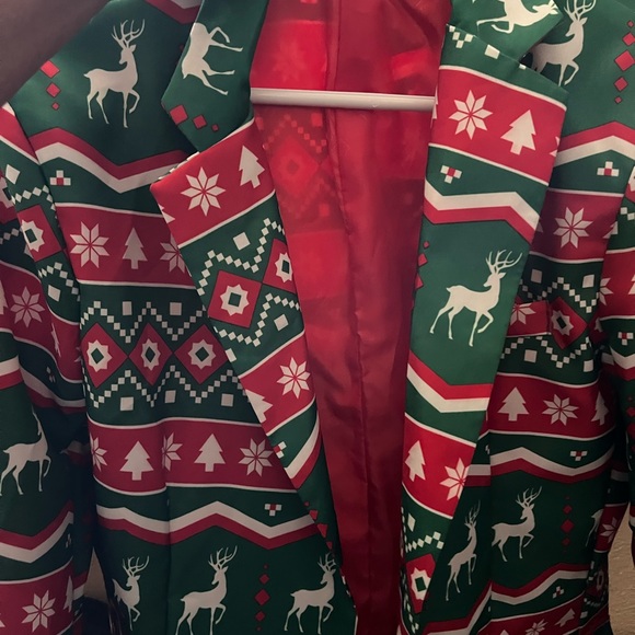 Christmas sport jacket .mens small - Picture 2 of 2